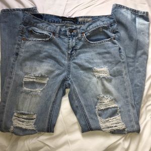 Aeropostale Distresses Boyfriend Jeans